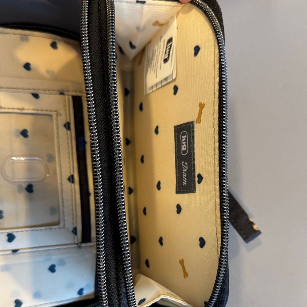 Lug Black Wristlet with Colorful Paw Prints - Picture 3 of 4